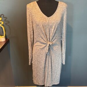 Harlow & Rose  Knot Dress in Gray